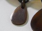 Hermes Buffalo Horn Long Necklace Pendant Brown — view 5