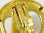 Chanel CC Logo Earrings Gold Plated — view 5