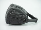Dior Travel Nomad Pouch Cannage Handbag Leather Black — view 4