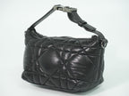 Dior Travel Nomad Pouch Cannage Handbag Leather Black — view 2