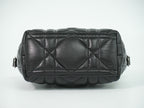 Dior Travel Nomad Pouch Cannage Handbag Leather Black — view 3