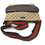 Gucci Sherry Line Shoulder Bag GG Beige Canvas Leather — view 5