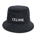Celine Logo Print Hat Black