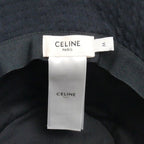 Celine Logo Print Hat Black — view 6