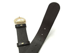 Gucci Sbule Leather Gold leto Black System Brown Belt — view 3