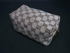 Gucci 039 GG Pattern Canvas Leather Pouch Multicolor Case Pink — view 2