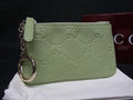 Gucci Guccissima Leather Coin Case Purse