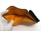 Gucci Leather Trifold Wallet Coin Purse Enter the Key Black — view 5