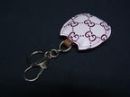 Gucci GG Pattern Leather Key Holder Tree Sling Bag Charm Bordeaux — view 2