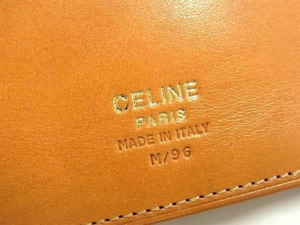 Celine Leather Wallet Coin Purse Brown — view 6