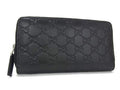Gucci Guccissima Leather Wallet Coin Purse Black