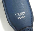 Fendi yu Leather Sleda Shoulder Bag Navy — view 4
