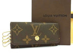 Louis Vuitton Monogram Multicles 4 Key Case Brown Key Holder