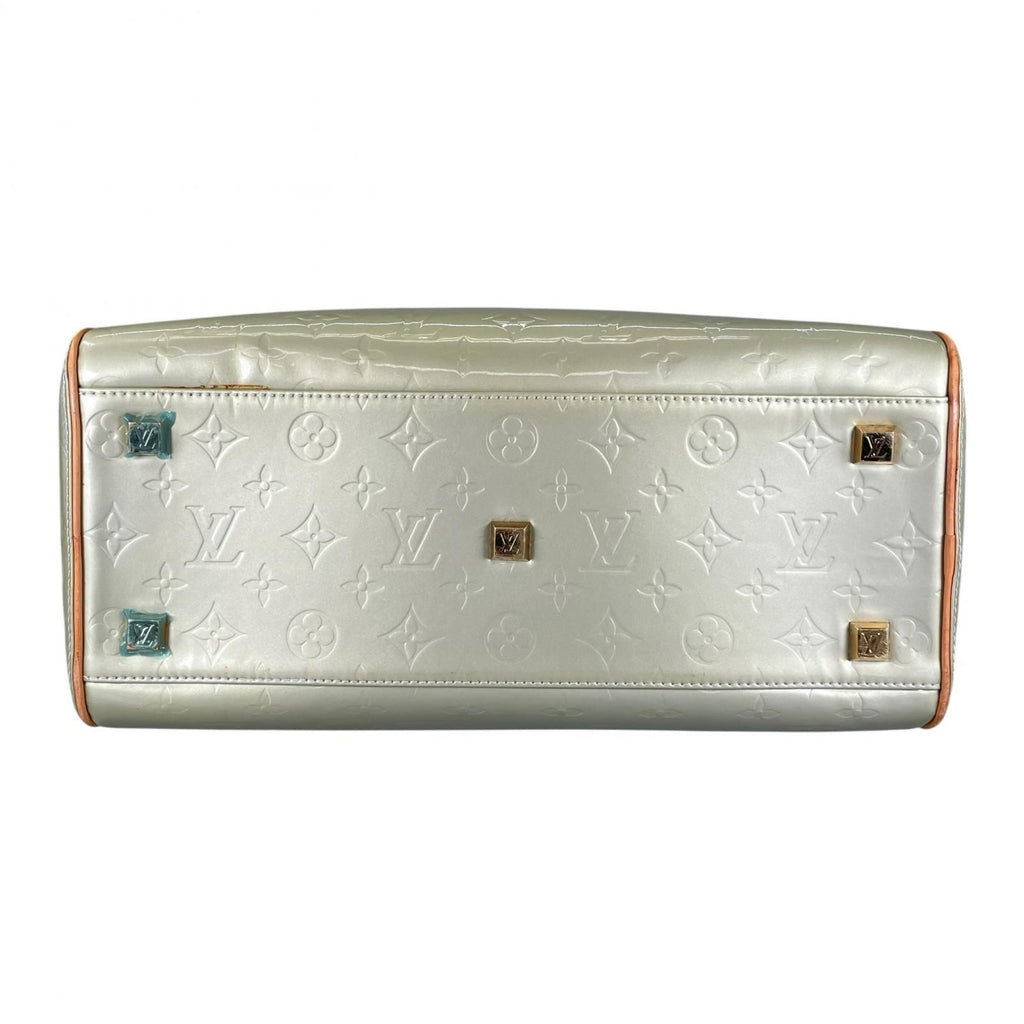 Louis Vuitton Tompkins Square Handbag Monogram Vernis Green — view 4
