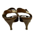 Hermes 36.5 LadyDa Ninebrown Beige Linen Leather — view 3