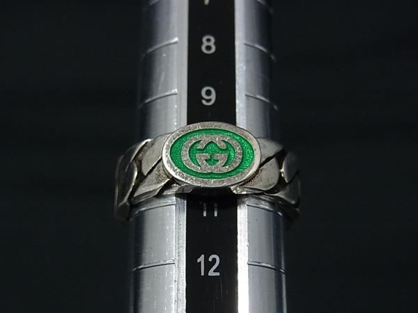 Gucci Interlocking Silver Ring