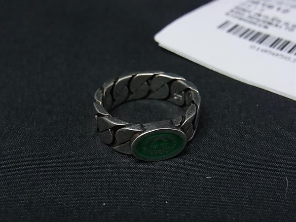 Gucci Interlocking Silver Ring