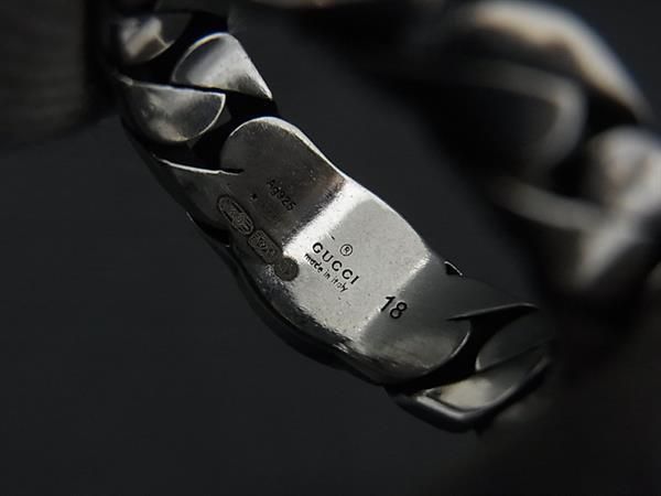 Gucci Interlocking Silver Ring