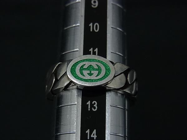 Gucci Interlocking Silver Ring