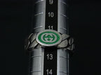 Gucci Interlocking Silver Ring