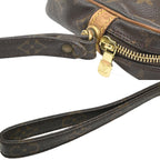 Louis Vuitton Marly Dragonne Clutch Brown Monogram Leather — view 9