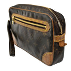 Louis Vuitton Marly Dragonne Clutch Brown Monogram Leather — view 2