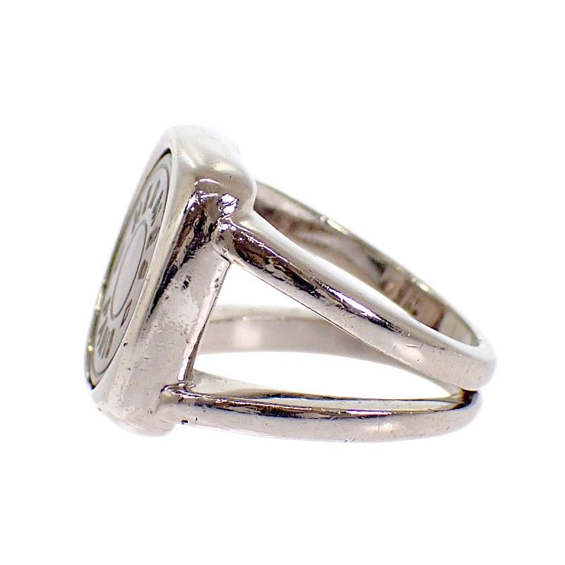 Hermes Corozo Series Rin Available Metal Shell Ring