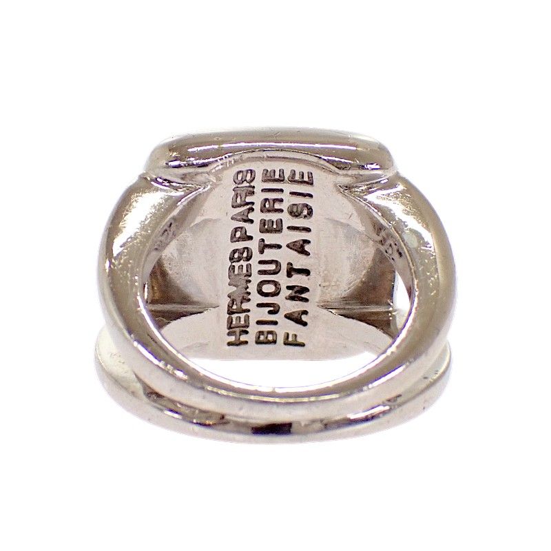 Hermes Corozo Series Rin Available Metal Shell Ring