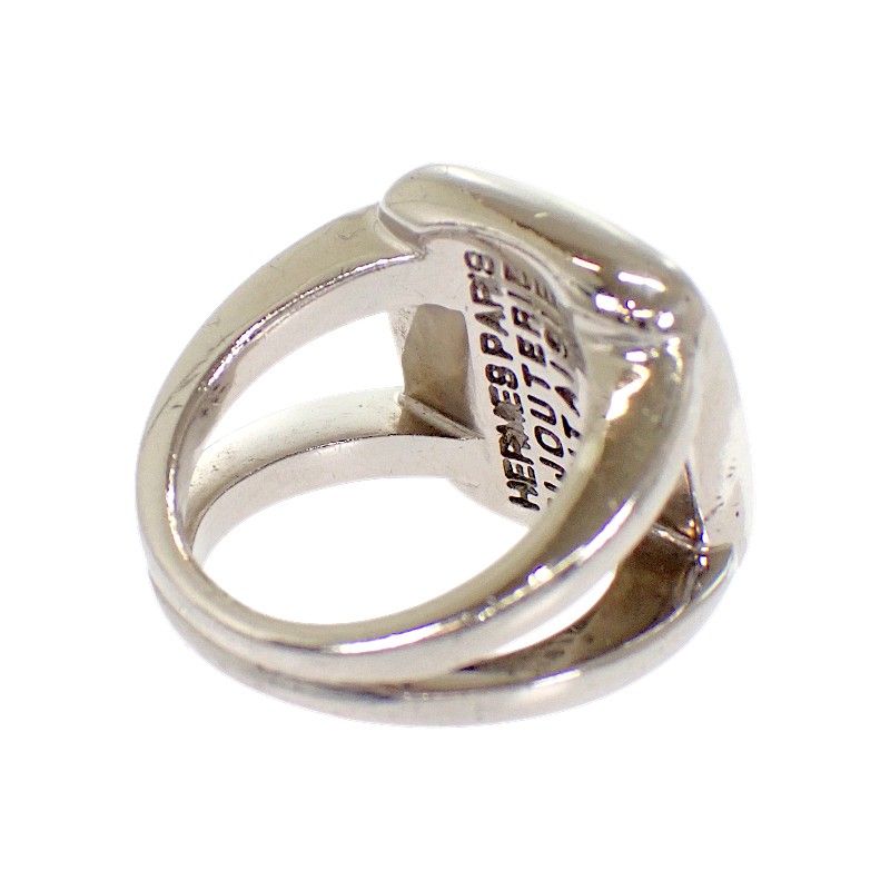 Hermes Corozo Series Rin Available Metal Shell Ring — view 9