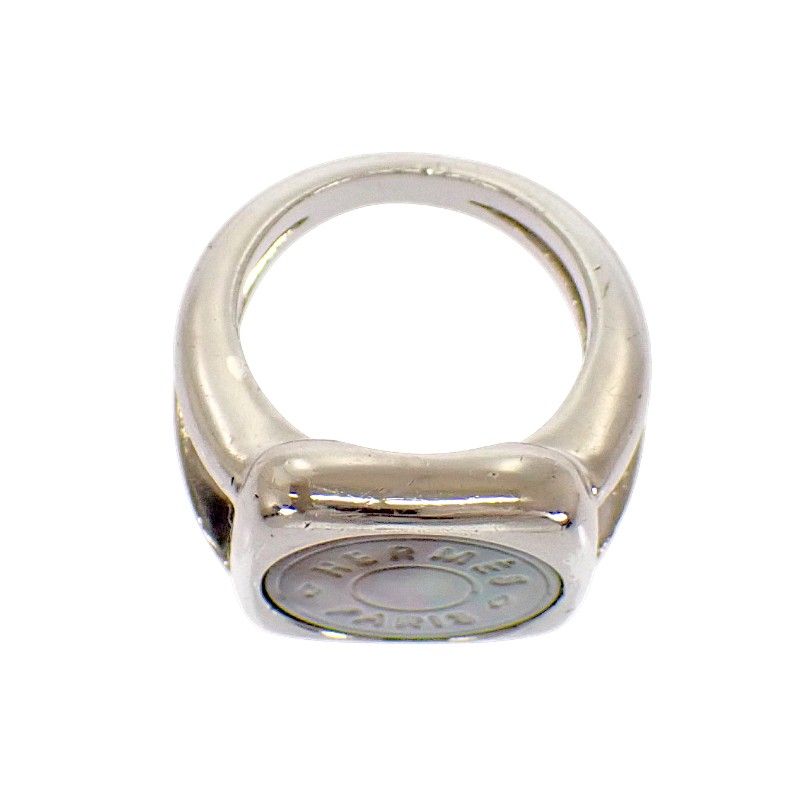 Hermes Corozo Series Rin Available Metal Shell Ring