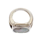 Hermes Corozo Series Rin Available Metal Shell Ring