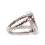 Hermes Corozo Series Rin Available Metal Shell Ring