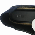 Fendi Monster Eyes Slip on Espadrilles Star yu Shoes 10 Navy — view 8
