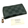 Louis Vuitton Damier Coin Case Zippy Purse Black