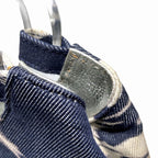 Celine Circle Logo Handle Tote Denim Canvas — view 9