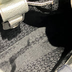 Celine Circle Logo Handle Tote Denim Canvas — view 6