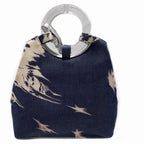 Celine Circle Logo Handle Tote Denim Canvas — view 2