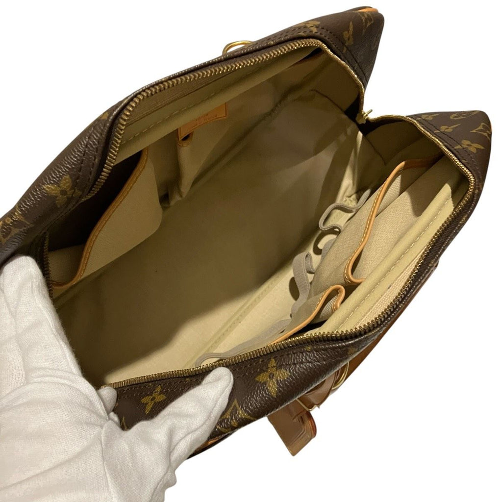 Louis Vuitton Deauville Monogram Handbag Canvas — view 6