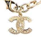 Chanel Faux Pearl Rhinestone Costume CC Logo Bracelet — view 4