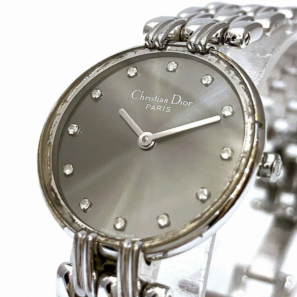 Dior Bakira Watch SS Quartz Gunmetal Dial — view 4