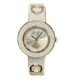 Gucci Horsebit Watch SS Leather Quartz White Shell Dial 129.5