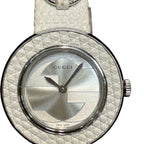 Gucci Horsebit Watch SS Leather Quartz White Shell Dial 129.5 — view 4