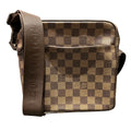 Louis Vuitton Olaf PM Damier Ebene Shoulder Bag Canvas