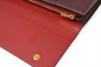 Celine Wallet Large Flap Multi Function Wine — view 9