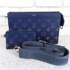 Louis Vuitton Gaston Wearable Wallet Monogram Gradient Navy 2-Way