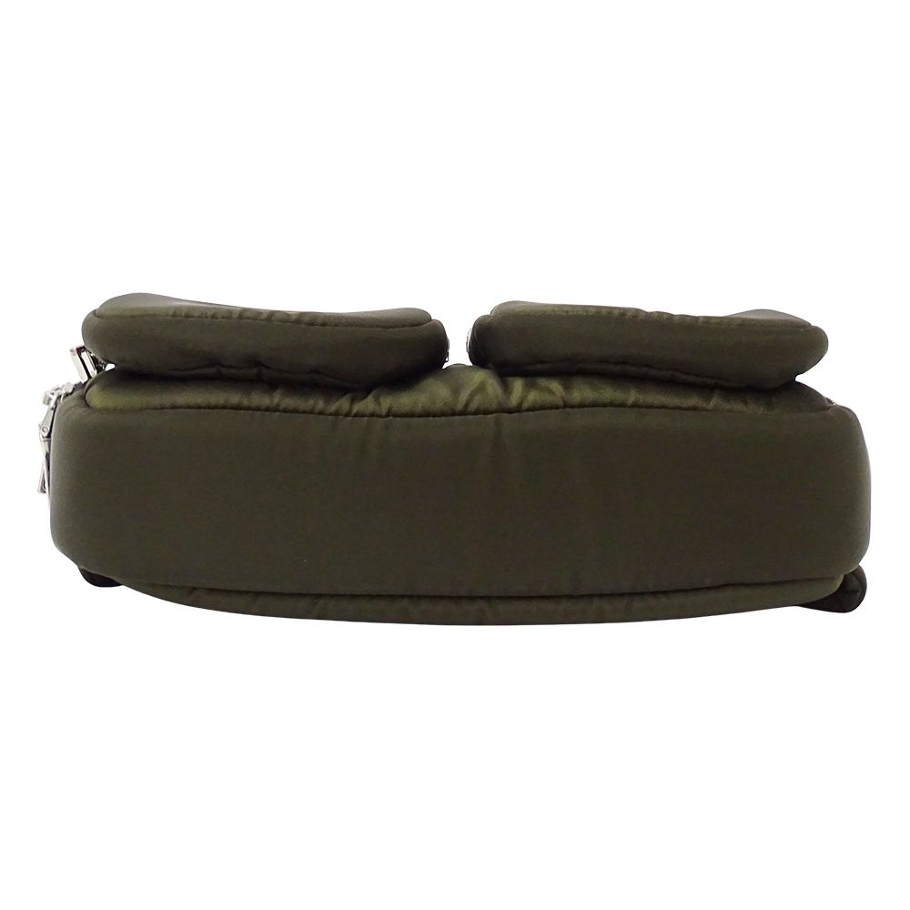 Prada Belt Bag Nylon Khaki Logo — view 3
