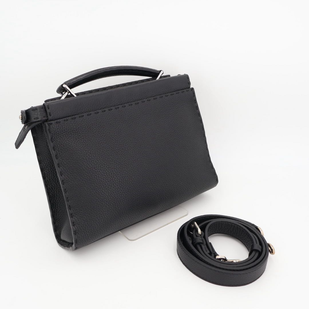 Fendi Peekaboo Selleria 2-Way Shoulder Bag
