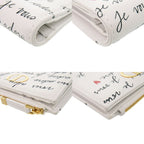 Dior Dio Heart Leather White Wallet — view 4