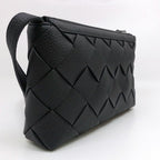 Bottega Veneta Diago Cassette Shoulder Bag Black Silver — view 2