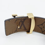 Louis Vuitton Belt LV Brown System Monogram LV Initial Gold — view 3